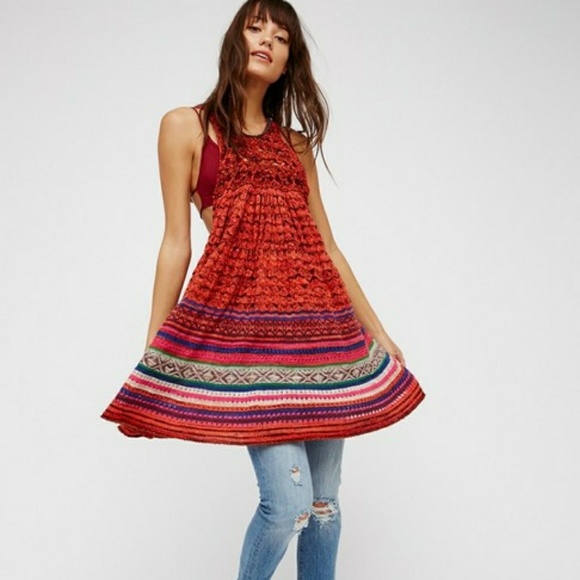 Free People Tops - Free People Rare Hearts Tunic